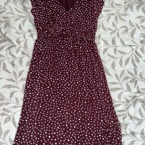 Always Indigo burgundy dress